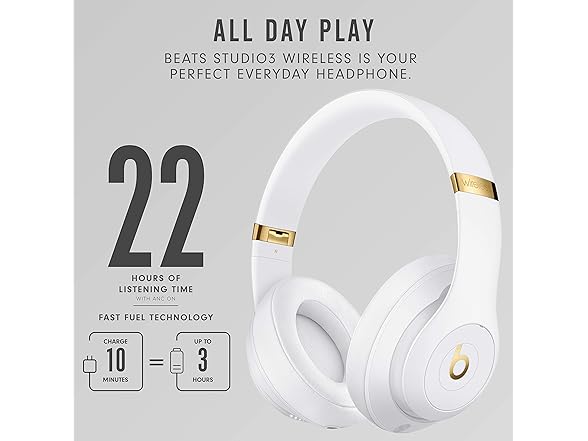 beats APPLE MX3Y2LL/A Beats Studio3 Over-Ear Noise C