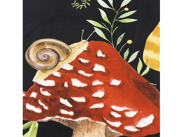 EOBTAIN Mushroom Shower Curtain Retro Mushrooms