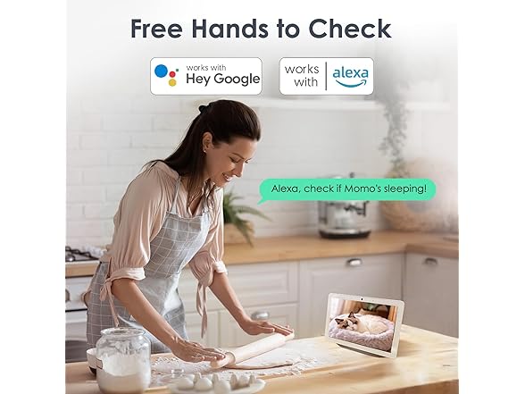 (2 Pack) YOTON Indoor Security Camera | 2.4GHz