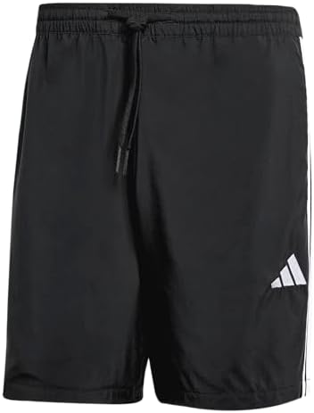 adidas Men's Essentials 3-Stripes Chelsea 7-Inch Sportswear Shorts, Black/White, X-Small