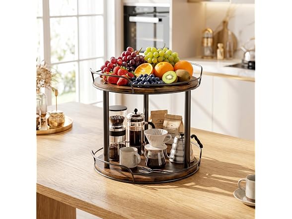 Pantasia 2-Tier Lazy Susan Spice Rack