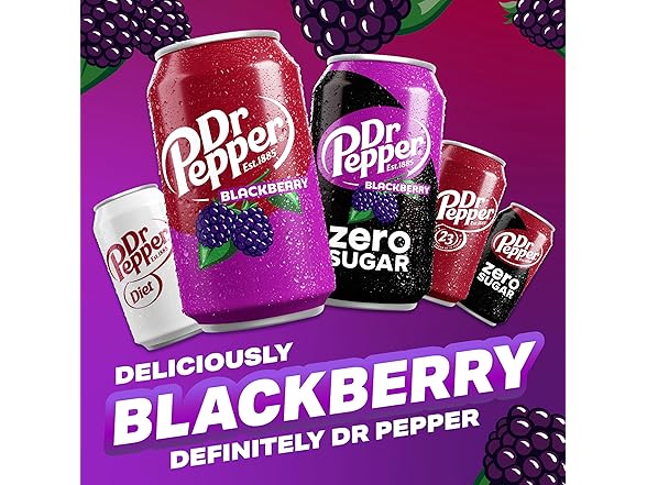 Dr. Pepper Blackberry 12oz 12pk
