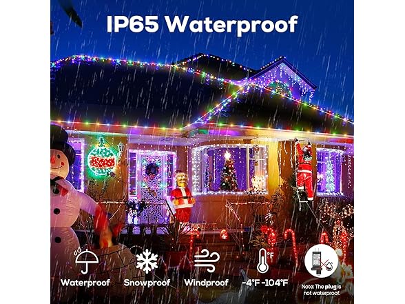 Multicolor Outdoor String Lights