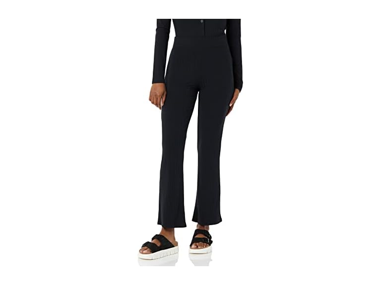 Amazon Essentials Women Wide Rib Flared Ankle Pant - Gallery 6