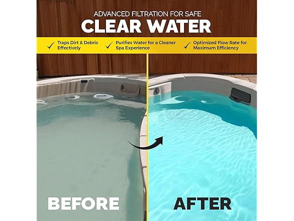 SafeFlow Hot Tub Filter 2pk