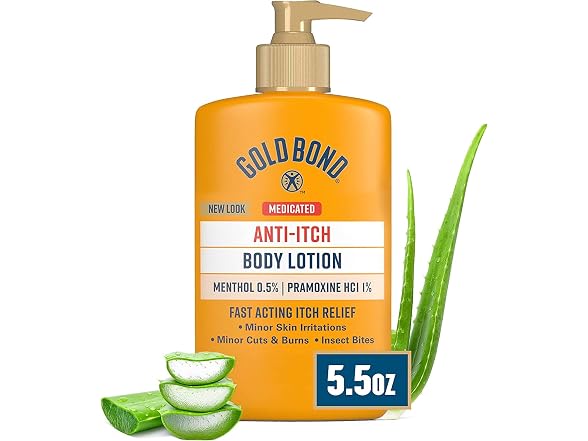 Gold Bond Anti Itch Lotion 5.5 Ounce Pump
