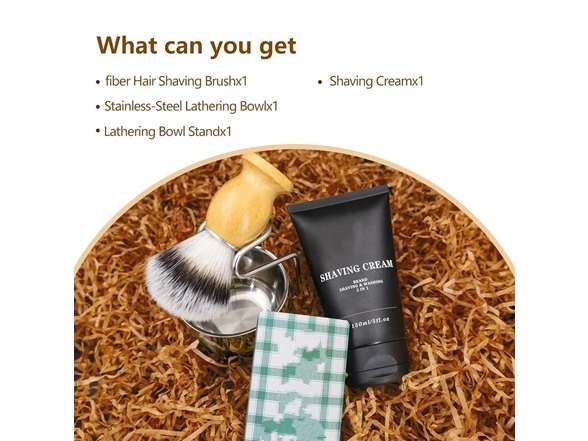 3 in 1 Shaving Brush & Bowl Kit