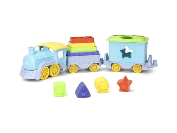 Green Toys Stack & SORT Train CB2