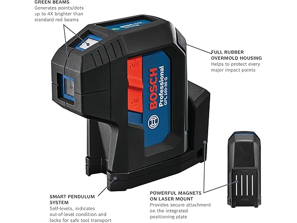 Bosch GPL100-30G BOSCH GPL100-30G Green-Beam Self-Lev