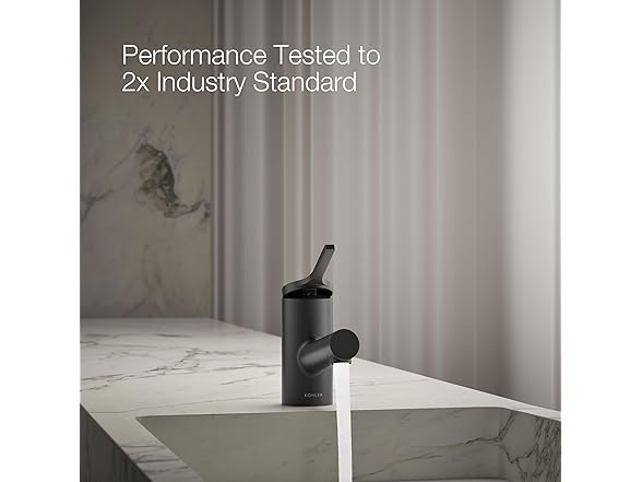KOHLER K-33590-4N-BL Elate® Short Single-Handle Bathroom Sink