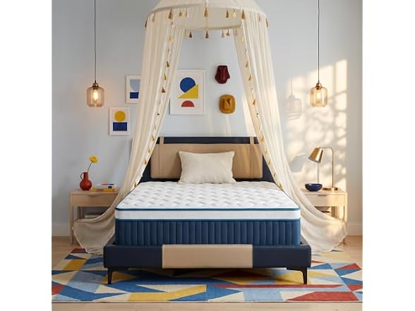 inight Luxury Twin Mattress, 14 Inch Hybrid Medium Firm