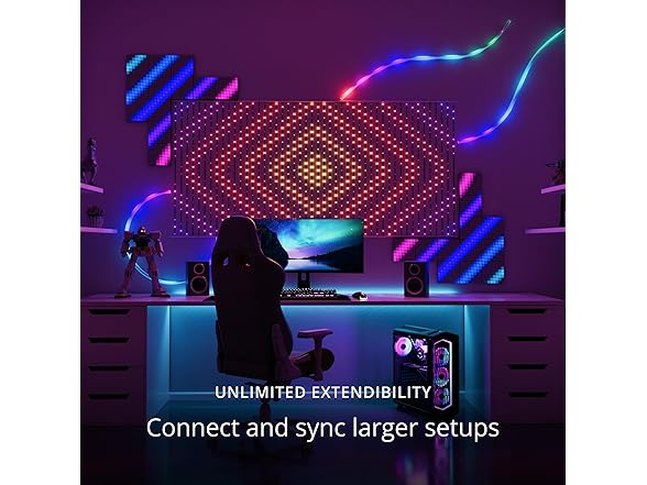 Twinkly Matrix Light Curtain, 480 LED's