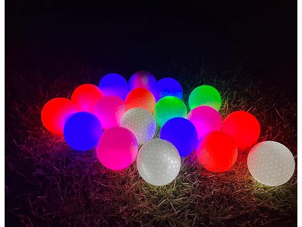 Ctysit LED Golf Balls - 6 Pack Glow in The DarK