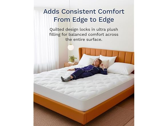 ViscoSoft Copper Mattress Topper Pad Mattress