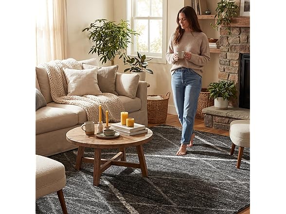 uLOOM 5'x8' Thigpen Contemporary Area Rug