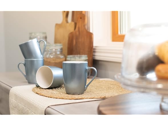 Merry Christmas Frosted Blue 10 Mug