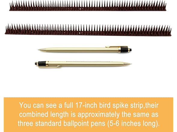24Pack Bird Spikes - Total Length 408 inch