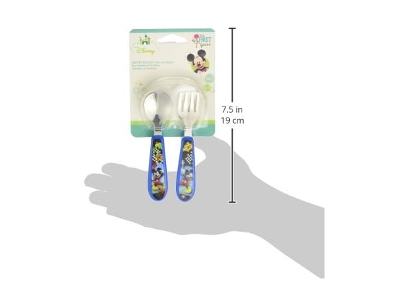 Disney The First Years Baby Mickey Mouse SS Flatware