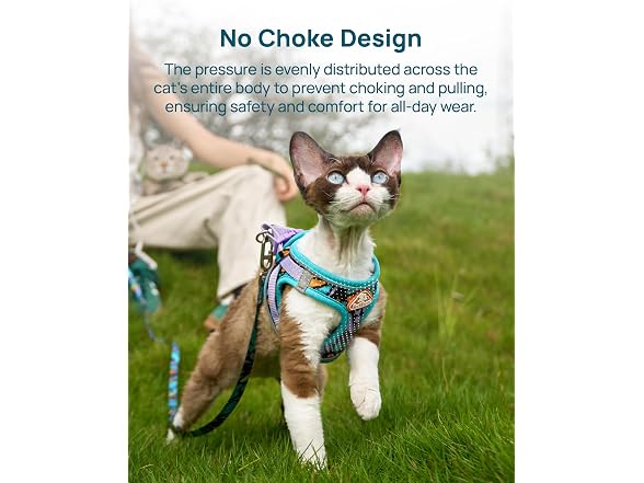 PetThem Upgraded Cat Harness and Leash Set