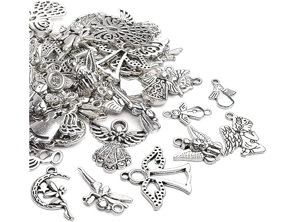 Jdesun Angel Pendant Charms,56pcs
