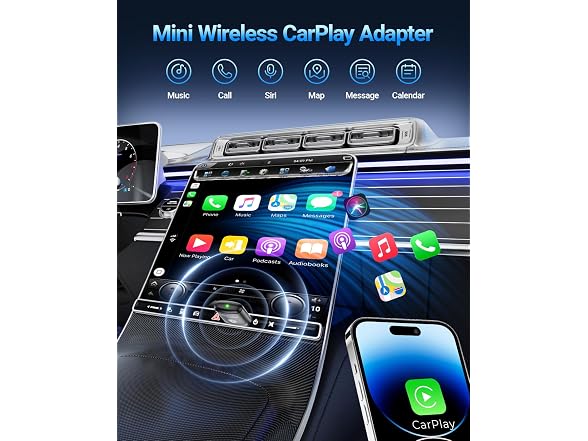 vnilrgle Wireless CarPlay Adapter