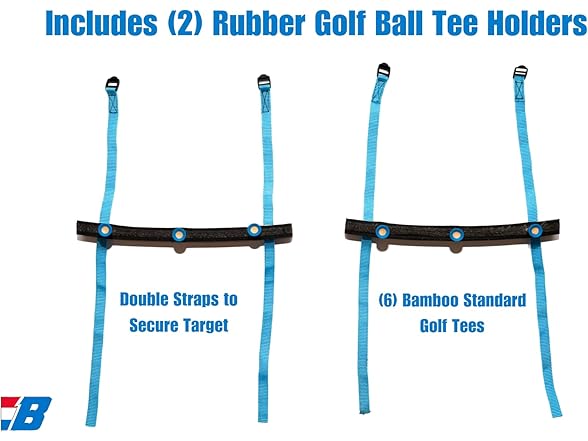 Bash Target Tee Box Kit & 6-Pack Balls