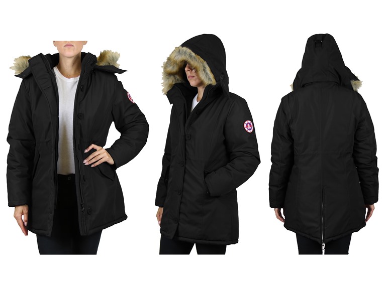 Womens Heavyweight Long Parka w/ Hood