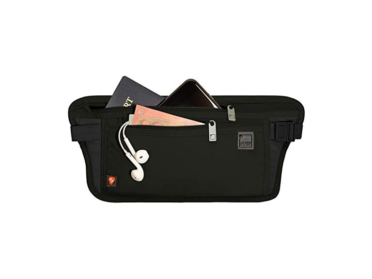 Lewis N. Clark RFID Blocking Money Belt Black
