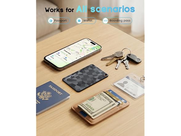 NozlaID GPS Wallet Tracker Card 6-12Yr