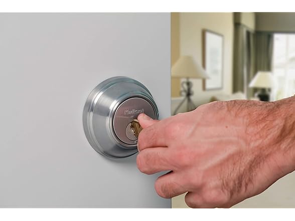 Deadbolt, Keyed One Side - SmartKey