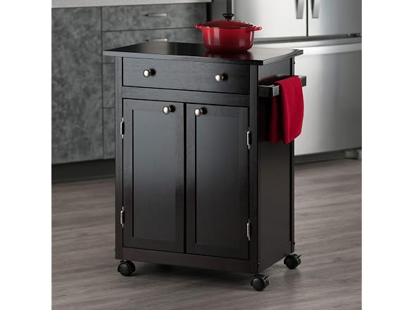 WINSOME Savannah Kitchen Cart Espresso