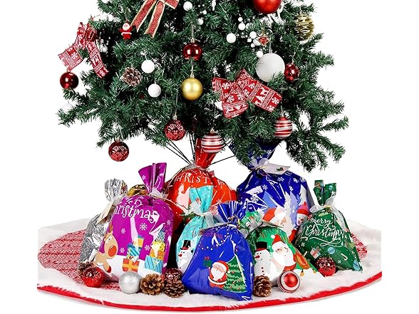 Lumiparty Christmas Gift Bags - 36Pcs in 3 Sizes