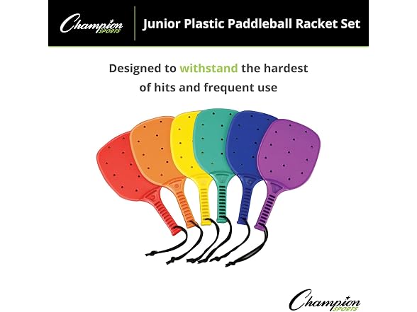 Champion Sports 14-inch Junior Plastic Paddleball