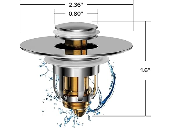 Mer-Maid Drain Sink Stopper