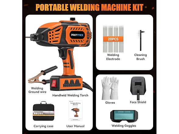 Protmex Handheld Welder-Orange