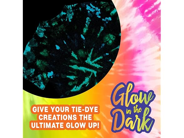 Tulip One-Step Tie-Dye Kit, Glow in the Dark Neon