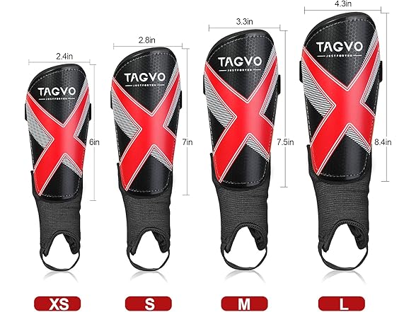 Youth & Adult Soccer Shin Pads by TAGVO