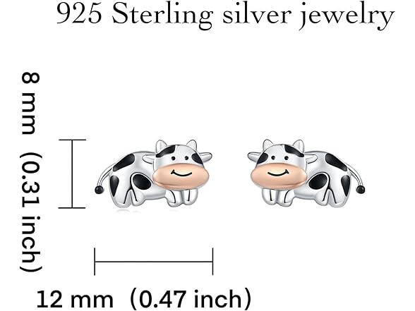 Vekoliry 925 Sterling Silver Earrings