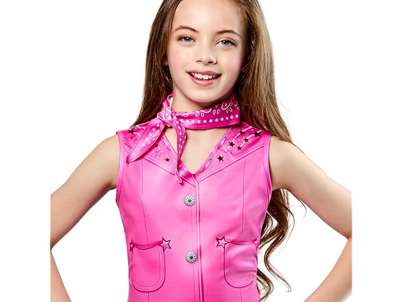 Rubies at Party City Barbie Movie: Cowgirl Barbie Costume for Kids (XS)