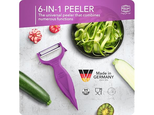 Borner Fruit and Vegetable Peeler w Double-Edged Blade