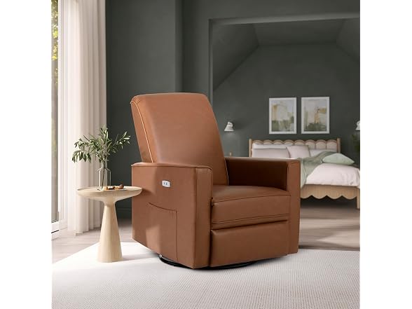 Evolur Evolur Harlow Upholstered Power Glider