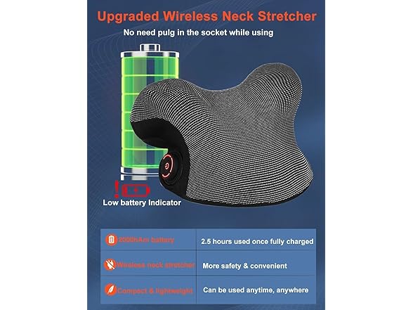 Upalled Wireless Heated Neck Stretcher