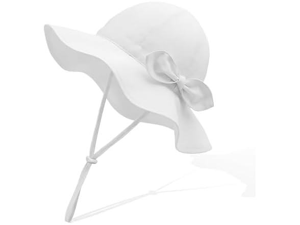 RIVBOS Toddler Sun Hat UPF 50+ Wide Brim