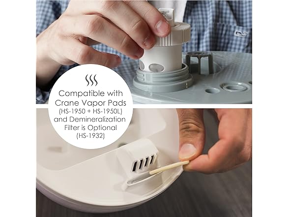 Crane Grey Cool Mist Humidifier 0.5gal