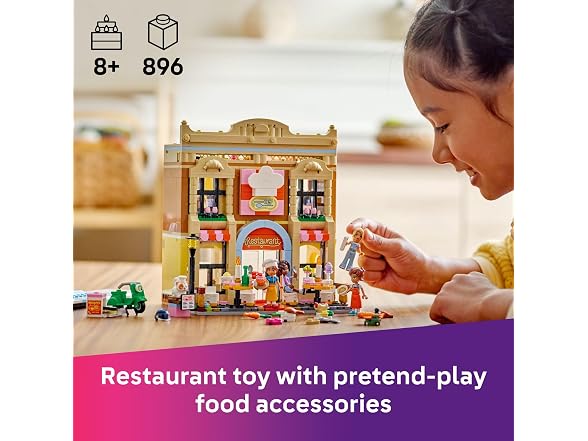 LEGO Friends Restaurant and Cooking School Toy Building Set