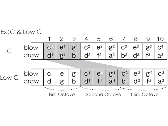 Suzuki Harmonica, Silver (M-20 NLow-F)