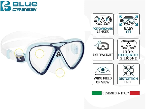 Cressi Mini Peg & Island Mask & Snorkel Kits