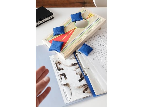 Kikkerland Desktop Cornhold Bean Bag Game