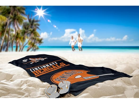 CINCINATTI BENGALS Beach Towel