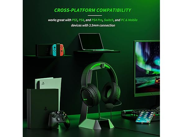 BINNUNE Gaming Headset with Mic